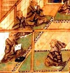 Japanese monks